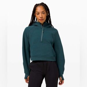 Lululemon Scuba Oversized‎ 1/2 Zip Hoodie Submarine XS/S